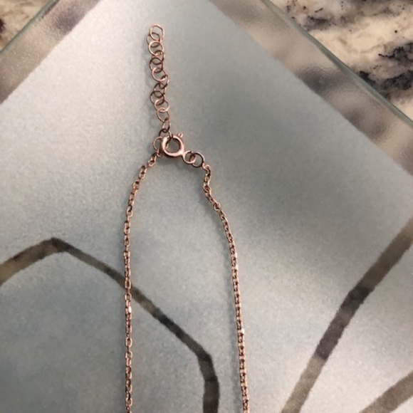 Rose Gold Infinity Link 16" Necklace - Picture 5 of 7